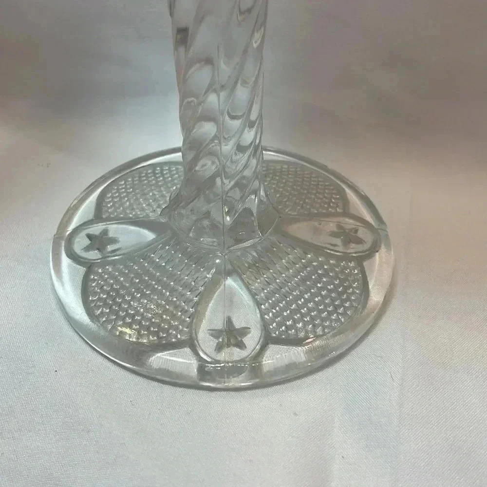 Vintage Celestial Star Crystal Goblets Glasses
